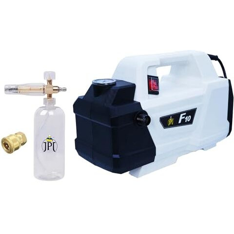 Jpt Combo New F10 Heavy Duty 2400W 220Bar Car High Pressure Washer Pump With Heavy Foam Lance (Quick Connector Included)