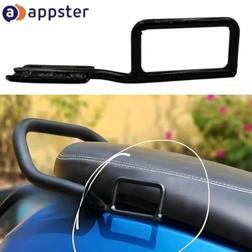 Appster Passanger Side Hook | Ladies Handle | Hook For Convenient Storage - Ola S1 Pro | S1 Air | S1X (Black)
