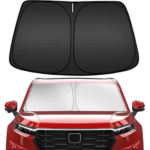 Naxue Car Sun Shade Protector Window Windshield Uv Rays & Sun Heat | Front Window Sunshade For All Car | Sun Heat Protection For Car Interior And Dashboard Reduce Temperature & Keep Cooling (Black)