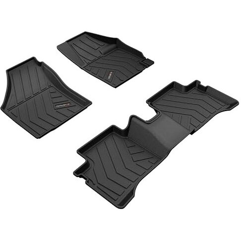 Q Po Fronx (Max) April23-Till Date Tpe Car Floor Mat | All Weather Mats For Fronx (April23-Till Date) (Black)
