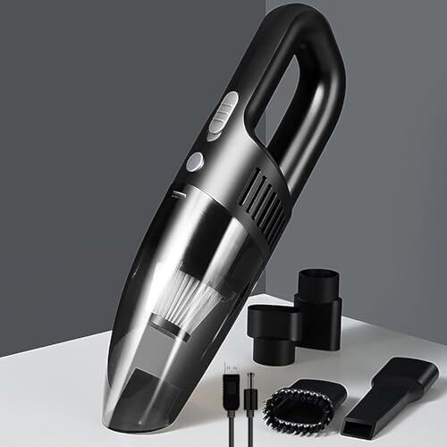 Rexera Wireless Handheld Portable Car Vacuum Cleaner 2 In 1 | Usb Rechargeable 2X High Power Cordless Mini Car Vacuum Cleaner Traveling Car And Home Dual Purpose Vacuum Cleaner (Multy)