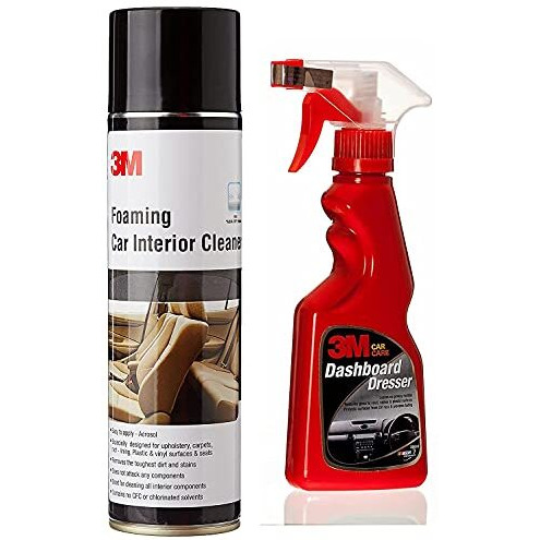 3M Interior Cleaner 580G & Dashboard Dresser 250Ml Combo