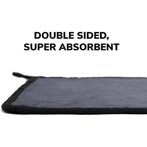 Shinexpro Microfiber Car Cleaning Cloth - Og Soft 500 Gsm Extra Large (35X75 Cm) Microfiber Cloth For Car And Bike - Suede Edging For Scratchless Drying And Detailing (Pack Of 2, Grey)