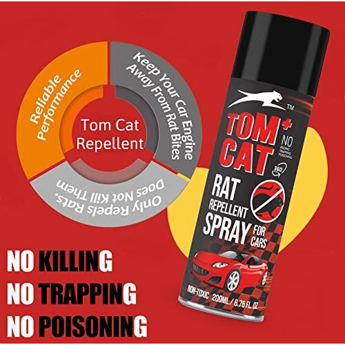 Shadow Securitronics Tom Cat No Entry Rat Repellent Spray For Cars Highly Effective With And Lasts 1 Year Leak Free Easy To Spray Nozzle 1St Time In India (1) - Formulation 1 X