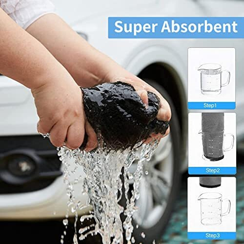 Auto Hub Microfiber Car Cleaning Cloth - Soft 800 Gsm (60X40 Cm) Microfiber Cloth For Car And Bike - Scratchless Drying And Detailing 60X40 Cm, Pack Of 3, Grey