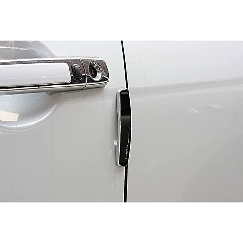 Sarte Universal Anti Scratch Car Door Edge Guard Bumper Scratch Protector Compatible With All Cars Black Colour (Set Of 4)