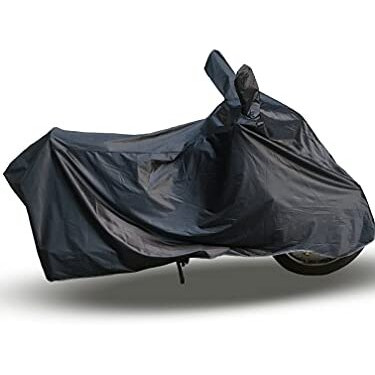 Ridershine Dust & Waterproof Bike Body Cover Compatible With Classic 350 With Double Mirror Pocket Black
