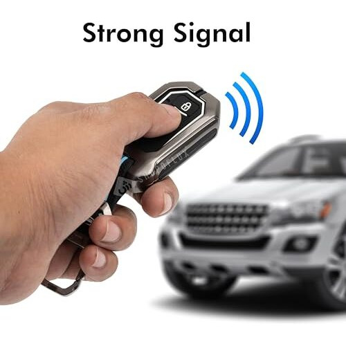 Shopoflux Metal Key Cover Compatible With Baleno, Grand Vitara, Xl6, Swift, Brezza, Celerio, Ignis, Ertiga, Dzire, Fronx, Urban Cruiser, Rumion, Glanza, Hyryder 2 Button Smart Key - Black