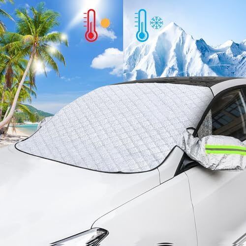 Myetasser Windshield Sunshade Car Cover, Front Window Sunshade, Car Interior Protector, Fits Most Cars & Suvs, Universal, 120X150Cm