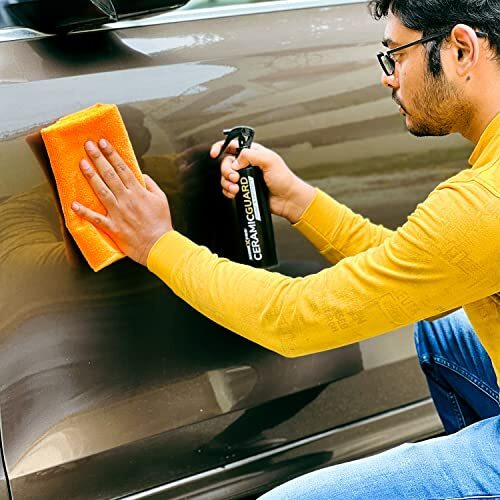 Shinexpro Diy Ceramic Coating For Car-250Ml-Easy To Apply Hydrophobic Spray With Extreme Gloss,Slickness&Uv Protection-Shinexpro Ceramic Guard Is Also More Durable Than Car Polish&Wax,Black