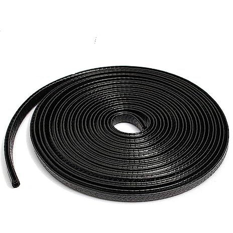Automaze U Shape Edge Trim Rubber Strip Seal Protector Car Door Edge Guards For Most Cars (16 Ft/5 M, Black)