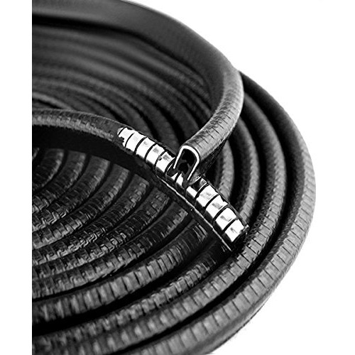 Automaze U Shape Edge Trim Rubber Strip Seal Protector Car Door Edge Guards For Most Cars (16 Ft/5 M, Black)