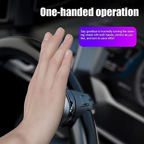 Sarte Sa05Kb5 Universal Car Steering Knob, Car Steering Wheel Knob, Steering Wheel Spinner Knob, 360 Rotation Booster (3R Original)
