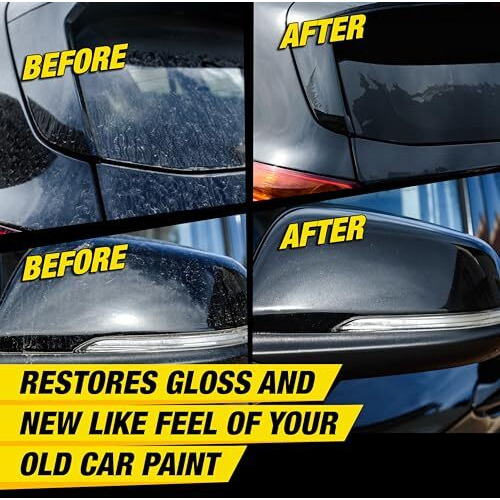 Wavex Carnauba Wax Car Polish Cream (1 L) | Car Wax That Provides Deep Wet Shine | Car Wax Polish For Car Paint, Headlights & Chrome Components