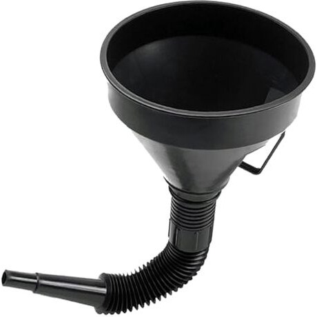 Inditrust 2 In 1 Plastic Funnel Can Spout For Oil | Water | Fuel | Petrol | Diesel | Gasoline For Cars | Bikes | Trucks