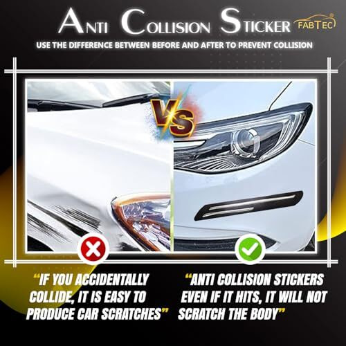 Fabtec Universal Car Bumper Protector Guard (Set Of 4) (Double Chrome Bumper Protector)