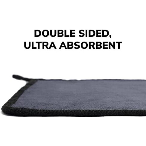 Shinexpro Microfiber Car Cleaning Cloth And Wash Mitt Kit - Includes Og Soft 500 Gsm Extra Large (35X75 Cm) Microfiber Cloth For Car And Dual Sided Chenille Microfiber Wash Mitt