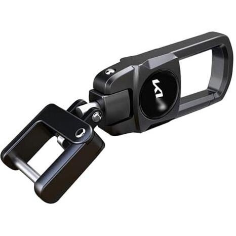 Greenworld Alloy Steel Black Color Fob Key Heavy Duty Keychain Compatible With Seltos Sonet Carens Carnival (Only Keychain)
