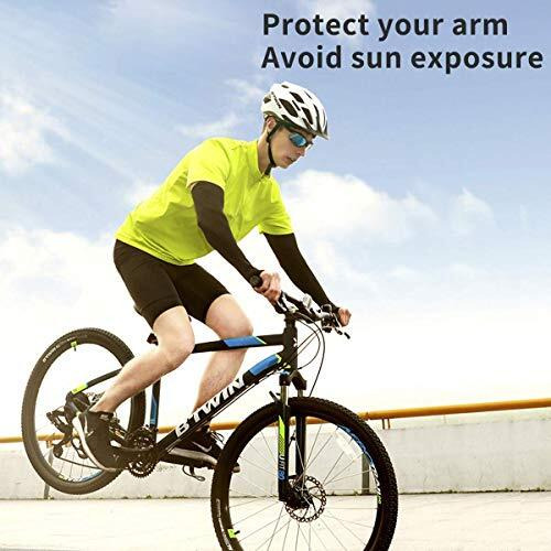Pursue Fashion Unisex Full Arm Fingerless Sleeves Gloves For Uv, Dust, Summer, Uv Sun Protection Arm Sleeves For Men & Women (Skin & Skin, 2 Pair)