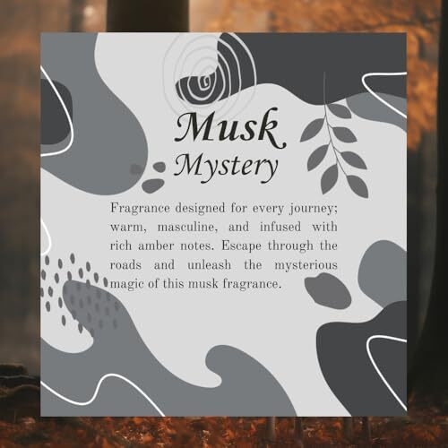 Air-Roma Musk Mystery Car Perfume Hanging Pod 10Ml|Natural Essential Premium Fragrance Oils In Glass Bottle With Wooden Diffuser Lid|Long Lasting Car Air Freshener Scent|Lasts Up To 45 Days