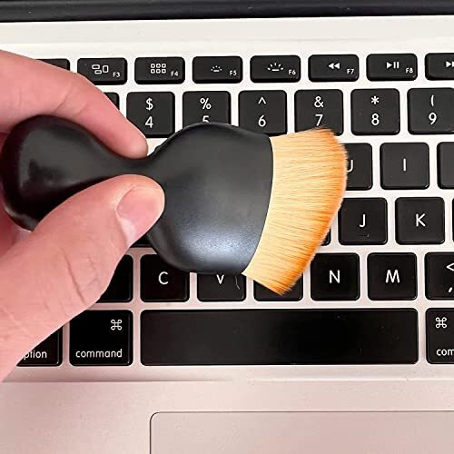 Epsilon Mini Car Polypropylene Cleaning Brush With Handle&Dust Cover Car Ac Vent Cleaner Dashboard Cleaner Accessories For Detailing Brush Multipurpose Gadget Cleaner Car Duster Brush (Small) (1Pcs)