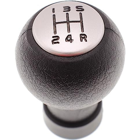 Detachi 5 Speed Manual Car Gear Knob Stylish Handball Gear Shifter Lever Knob Compatible With Suzuki Alto K10-Swift-Sx4 Maruti Suzuki Swift And Swift Dzire (2005-2010 Model) For Car Black Finish