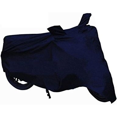 Auto Hub Bike Cover Compatible With Re Classic 350 With Mirror Pocket,Dustproof, Windproof, Belt Buckle, Super Classic 350 Bike Cover- Plain Navy - 1 Unit