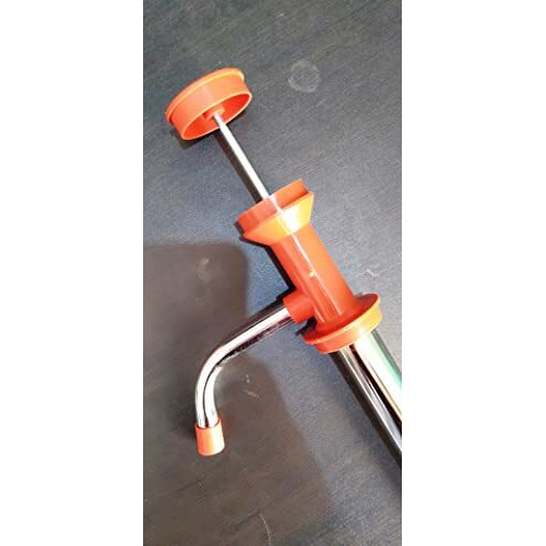 Skiloriz Stainless Steel Manual Hand Oil Pump For Kitchen Tin Cans Pumping Machine Automatic Bottle Fuel Transfer Oil Pump For Oil Can 15 Litres Steel Tin Oil Remover Pump Oil Dispenser Pump