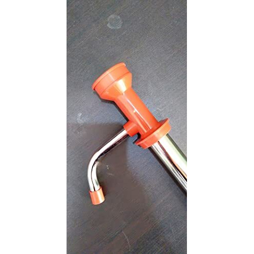 Skiloriz Stainless Steel Manual Hand Oil Pump For Kitchen Tin Cans Pumping Machine Automatic Bottle Fuel Transfer Oil Pump For Oil Can 15 Litres Steel Tin Oil Remover Pump Oil Dispenser Pump
