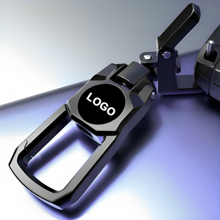 Greenworld Alloy Steel Black Dual Side Logo Keychain For Dzire/Swift/Breeza/Scross/Baleno/Alto/Wagonr/Xpresso/Ciaz/Ignis/Invicto/Jimny(Only Keychain)