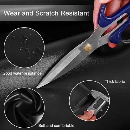 &quotBaktas Black Self-Adhesive Leather Repair Patch 30X60Cm, Waterproof And Durable For Sofa, Couch, Furniture, Car Seats, Handbags, Jackets  Quick Fix Anti-Scratch Upholstery Repair Tape"