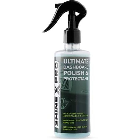 Shinexpro Car Dashboard Polish & Protectant - Our Car Interior Polish Restores Original Finish, Infused Uv Blockers Prevent Fading - Non-Greasy, Less Reflective Formulation That Repels Dust