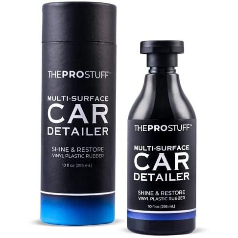 The Pro Stuff Multi-Surface Car Detailer | Shine & Restore Your CarS Vinyl, Dashboard, Plastic And Rubber | Easy Apply, Long Lasting, No-Residue Formula | Premium Auto Care | 295Ml