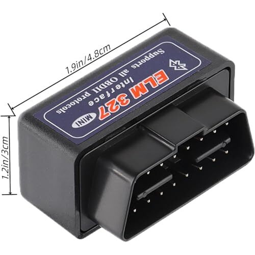 Detachi Car Scanner Obd 2 Bluetooth Car Fault Diagnostic Device Mini Elm 327 V2.1 Obd Scanner For Bike Bs6 With Smart Code Readers For Indian Cars Obd Scanner Support Android Windows Ios