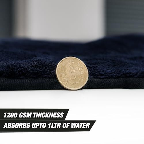 Wavex Microfiber Car Cleaning Cloth|1200 Gsm Extra Large 40X80 Cm|Microfiber Cloth For Car & Bike|Soft, Super Water Absorbent  Ideal For Car & Bike Drying & Detailing (Pack Of 1)