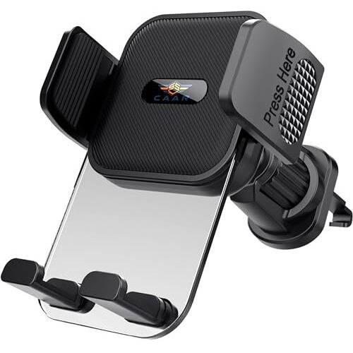Ssvcaar Mobile Holder For Car, Car Mobile Holder With 360 Rotation, Air Vent Compatible, Secure Phone Mount For Iphone, Samsung, Oneplus & More.