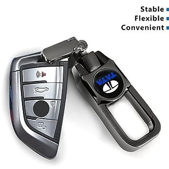 Greenworld Black Color Fob Key Heavy Duty Keychain Compatible With Nexon/Harrior/Punch/Tiago/Tigor/Altros/Safari/And All Model Car (Black)
