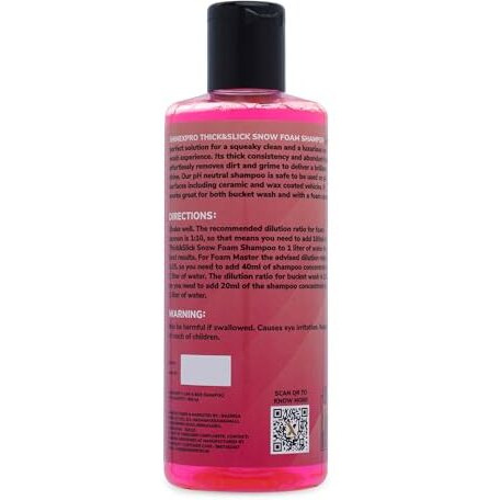 Shinexpro Foam Car Wash Shampoo With 2Pcs 400Gsm Microfiber Cloth & Wash Mitt - Thick Foam With Shine Enhancing Formula