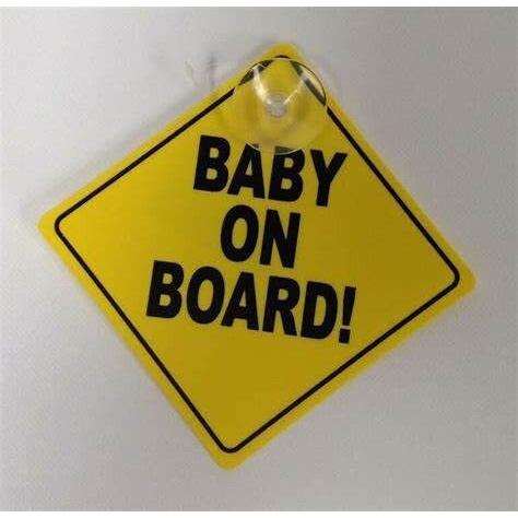 Fusion Graphix Baby On Board Yellow 006