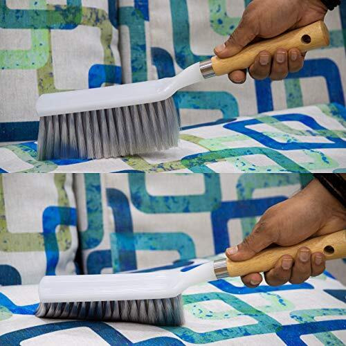 Woogor Long Bristle Plastic Cleaning Brush For Household Upholstery (Standard Size, Random Colour) Pack Of 1