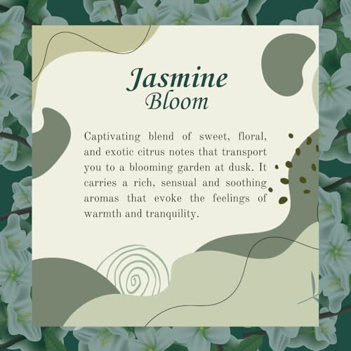Air Roma Jasmine Bloom Car Perfume Hanging Pod 10Ml | Natural Essential Premium Fragrance Oils In Glass Bottle With Wooden Diffuser Lid | Long Lasting Car Air Freshener Scent | Lasts Up To 45 Days