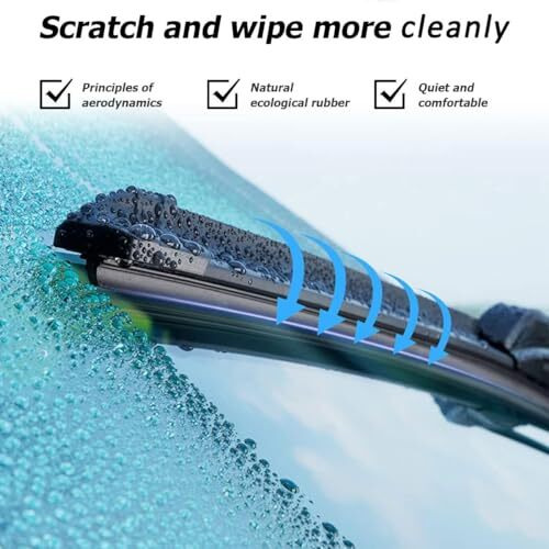 Massmot 32 Inch Windshield Wiper Refills, Pack Of 2 Automotive Replacement Windshield Wiper Blade Refill, 32 Inch Adjustable Size Of The Universal Wiper Rubber Refills