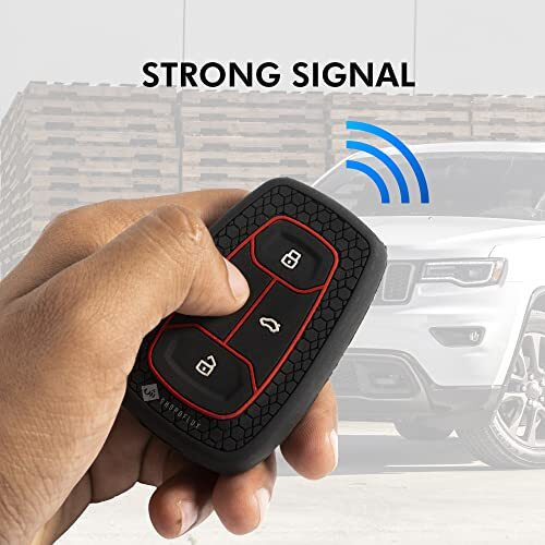 Shopoflux Silicone Smart Key Cover Compatible With Tata Nexon | Harrier | Safari | Altroz | Tigor | Ev | Punch | Tiago Ev Electric (Black Pack Of 2)