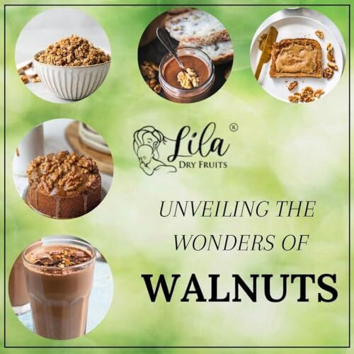 Lila Dry Fruits Walnut Inshells 1 Kg | Premium Sabut Akrot 100% Natural | High In Protein & Iron | Low Calorie Nut | Ideal For Snacking, Healthy Tasty | Dry Fruit Perfect For Gifting