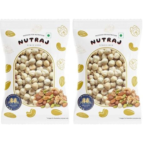 Nutraj Turkish Hazelnut Nuts 200G (100G X 2) Pouch | Dry Fruits | For Making Chocolate Spread And Baking | Grocery Items.