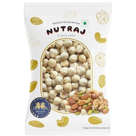 Nutraj Turkish Hazelnut Nuts 200G (100G X 2) Pouch | Dry Fruits | For Making Chocolate Spread And Baking | Grocery Items.