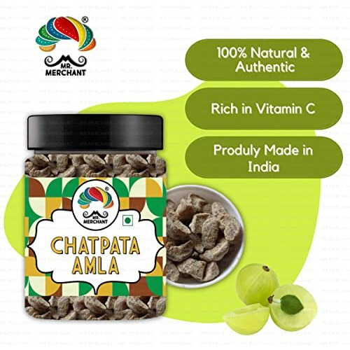 Mr. Merchant Chatpata Amla Candy 300G (Salted & Spicy Indian Gooseberry), Boosts Immunity And Digestion