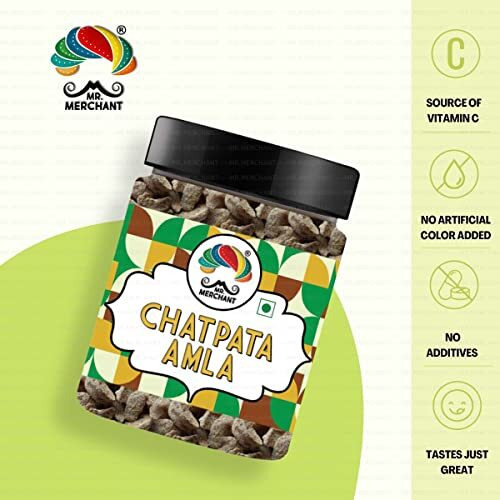 Mr. Merchant Chatpata Amla Candy 300G (Salted & Spicy Indian Gooseberry), Boosts Immunity And Digestion