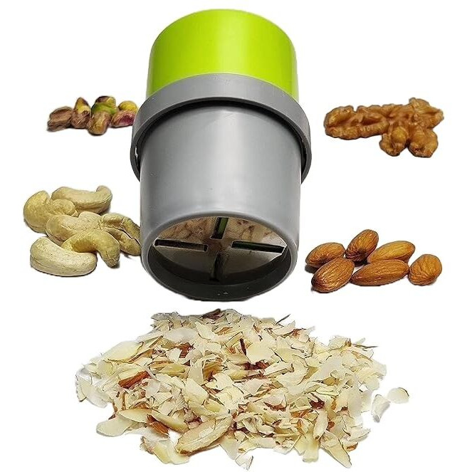Dukaan Dry Fruit And Nut Cutter Slicer, Fine Cup Slicer Kitchen Gadget For Dry Fruit Chopper, Badam Kaaju Walnut Pista Cutter Chopper Machine Hand Nuts Chopper For Kitchen Items For Gift Home Gadgets