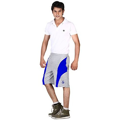 Vego. Mens Cotton Shorts, Bermuda,Trousers Grey